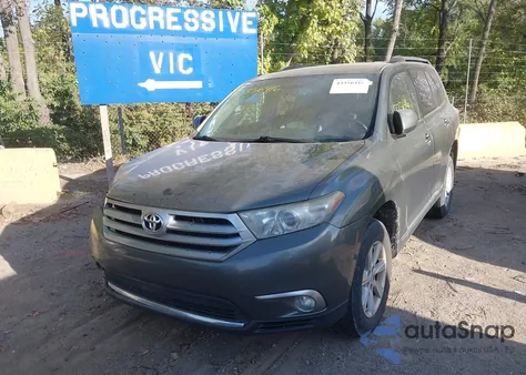 2012 Toyota Highlander Se V6 from USA, damaged, VIN 5TDBK3EH9CS152816